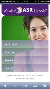 Mobile Recruitment - ASR home