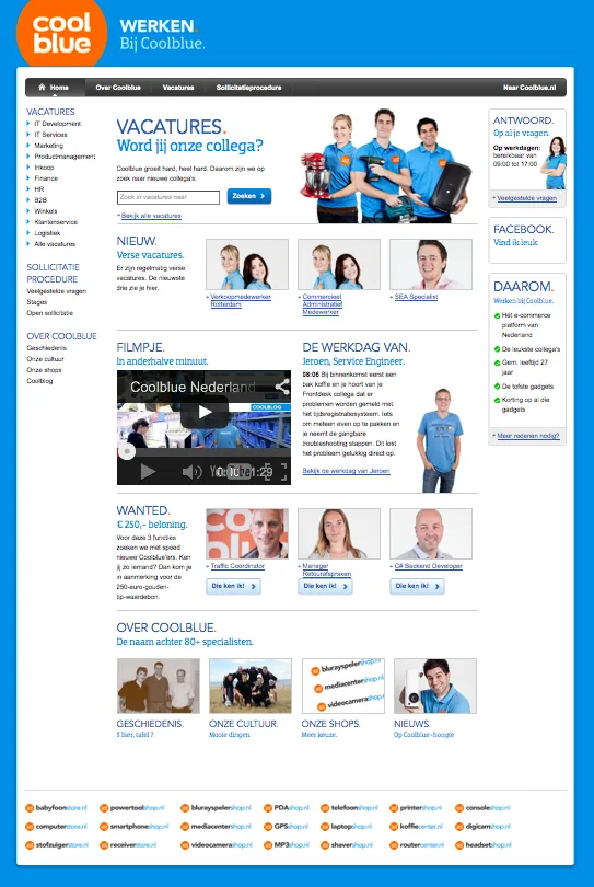 Werken bij Coolblue HOME