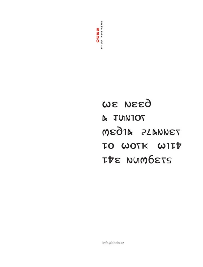 BBDO Numb3rs creatieve vacature advertentie cijfers