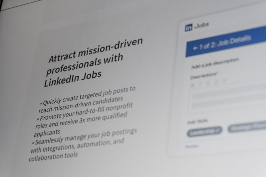 LinkedIn jobs interface toont kandidaatprofielen voor sourcing door een recruiter